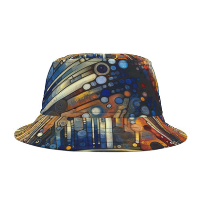 Digital Rhythm Tapestry Bucket Hat (AOP)