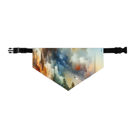 Inner Journey Abstract Pet Bandana Collar