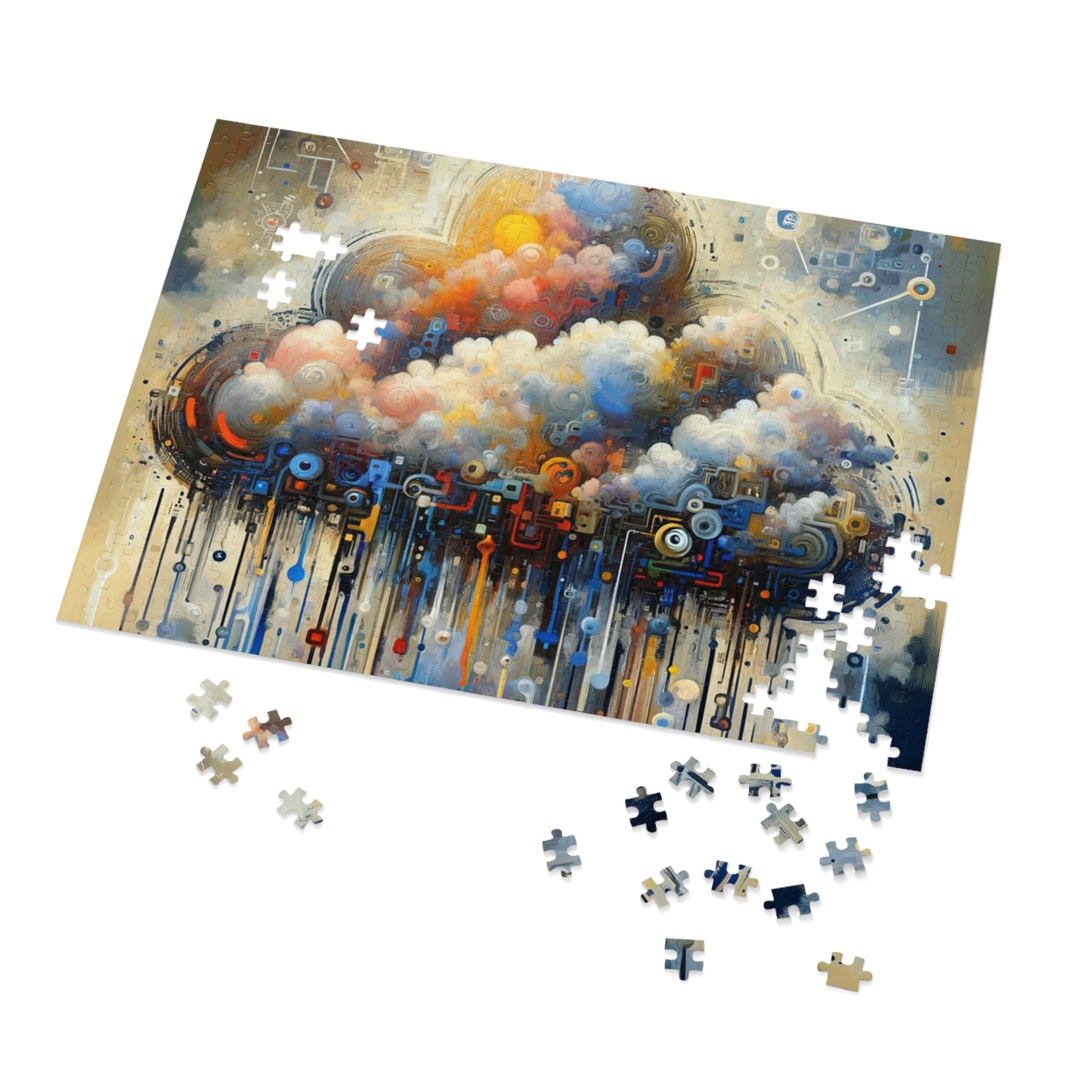 Cloud Community Crafting Jigsaw Puzzle (30, 110, 252, 500,1000-Piece)