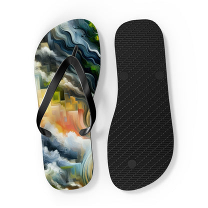 Eternal Digital Contrast Flip Flops