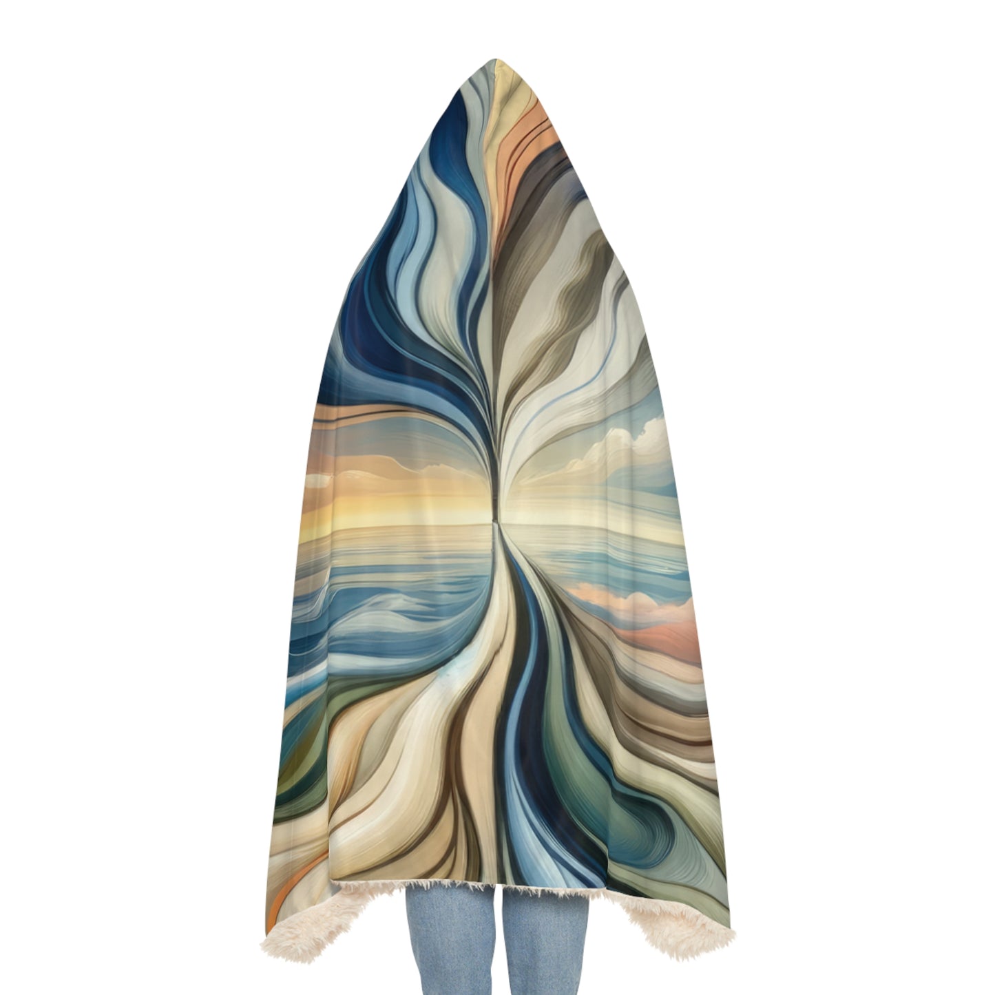 Tachism Confluence Harmony Snuggle Blanket