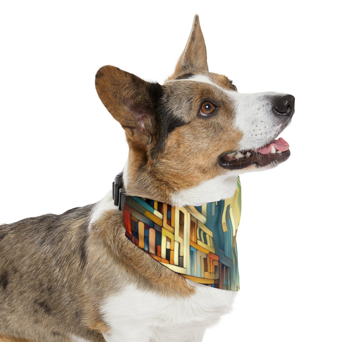 Cobbled Rhythm Heartbeat Pet Bandana Collar