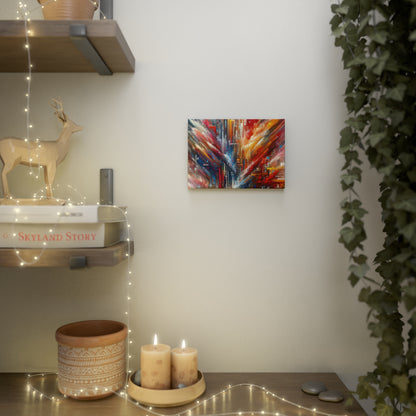 Digital Chaos Symphony Canvas Photo Tile