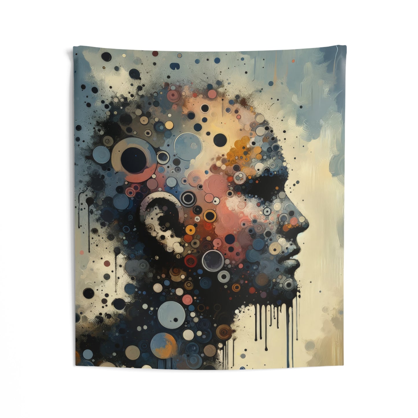 Reflective Tachism Contemplation Indoor Wall Tapestries