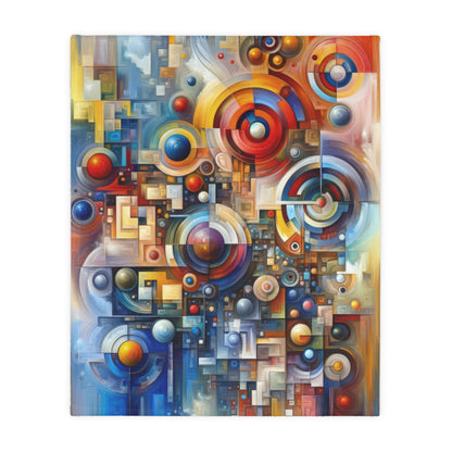 Coexistence Harmony Code Velveteen Microfiber Blanket (Two-sided print)