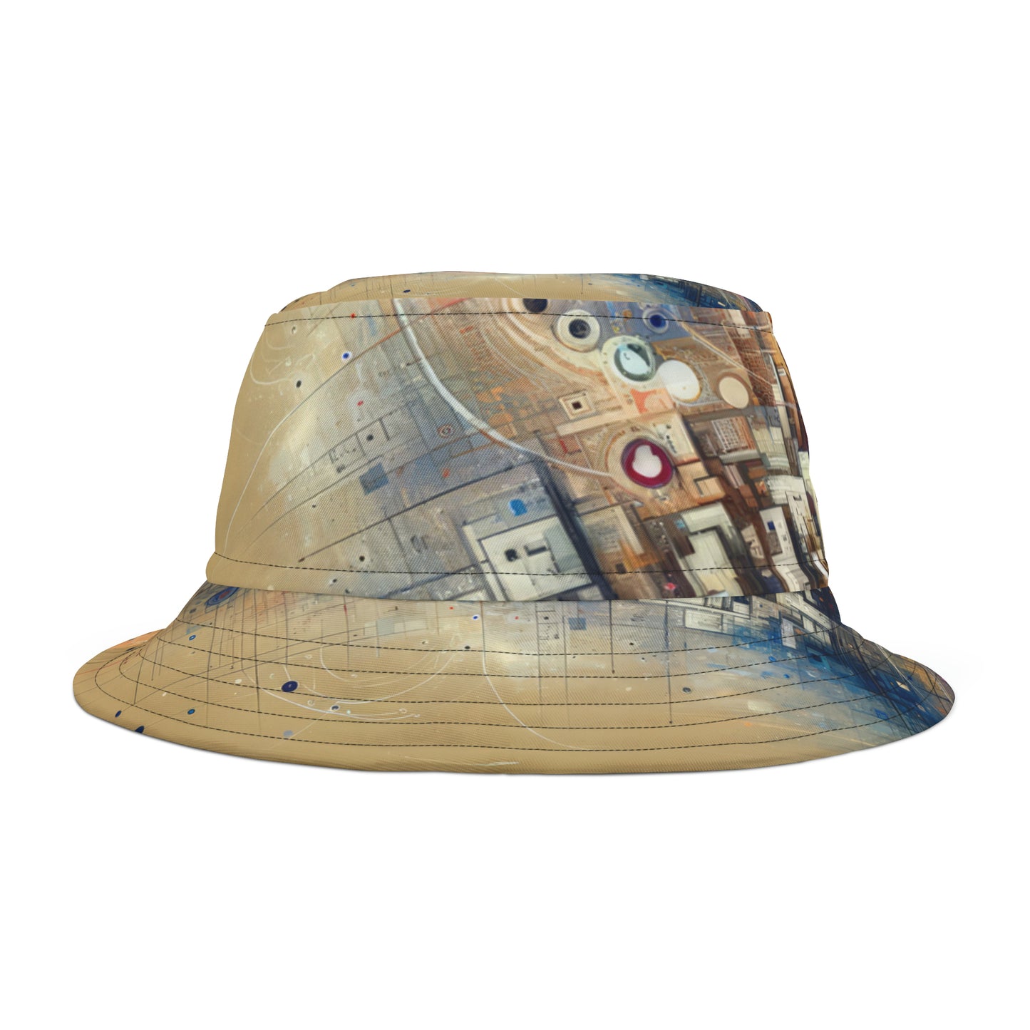 Digital Rhythmic Architecture Bucket Hat (AOP)