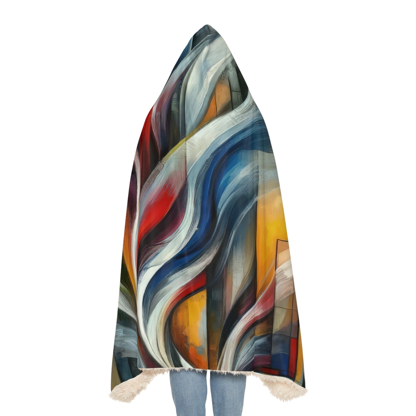 Transcending Abstract Limitations Snuggle Blanket