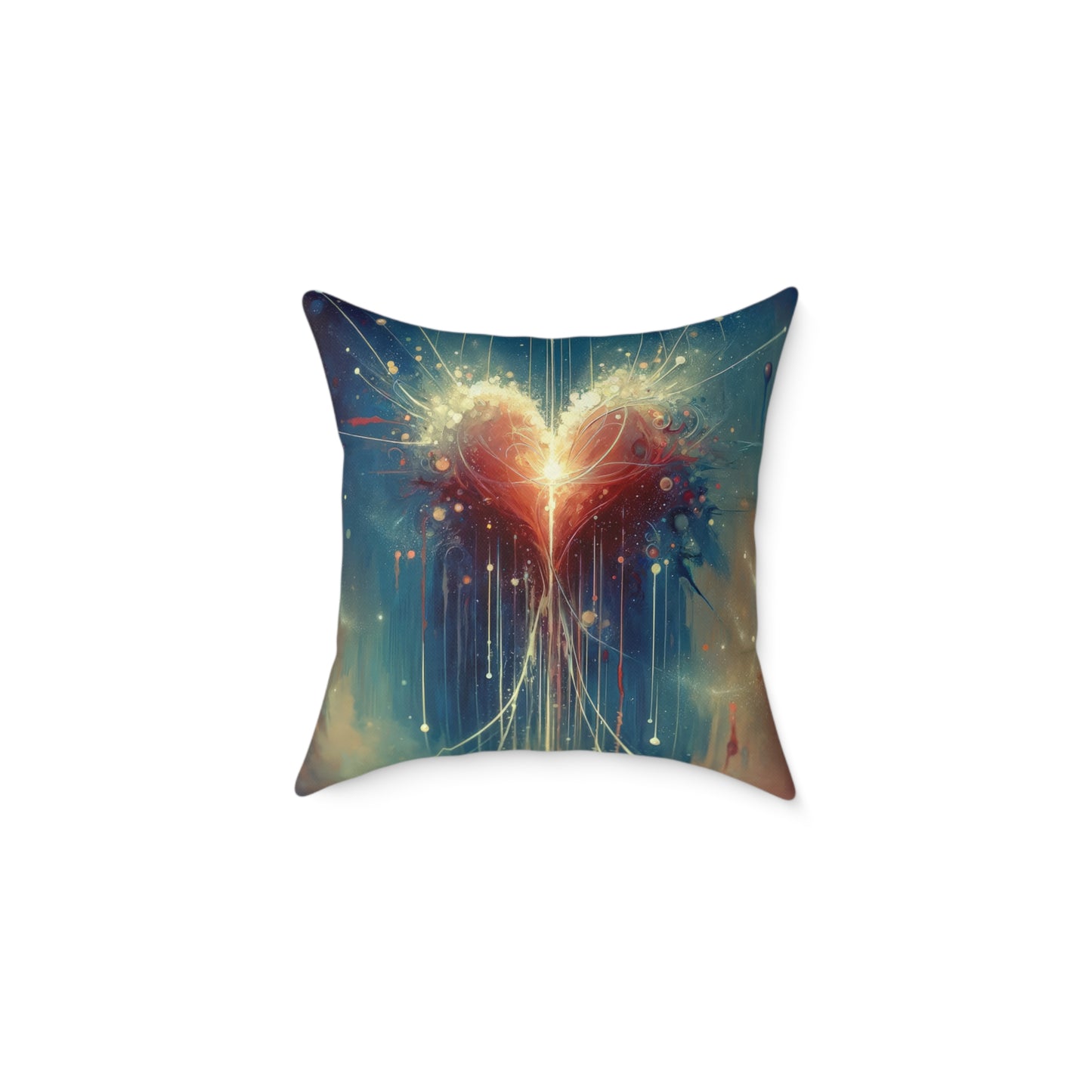 Transcendent Connection Beauty Spun Polyester Pillow