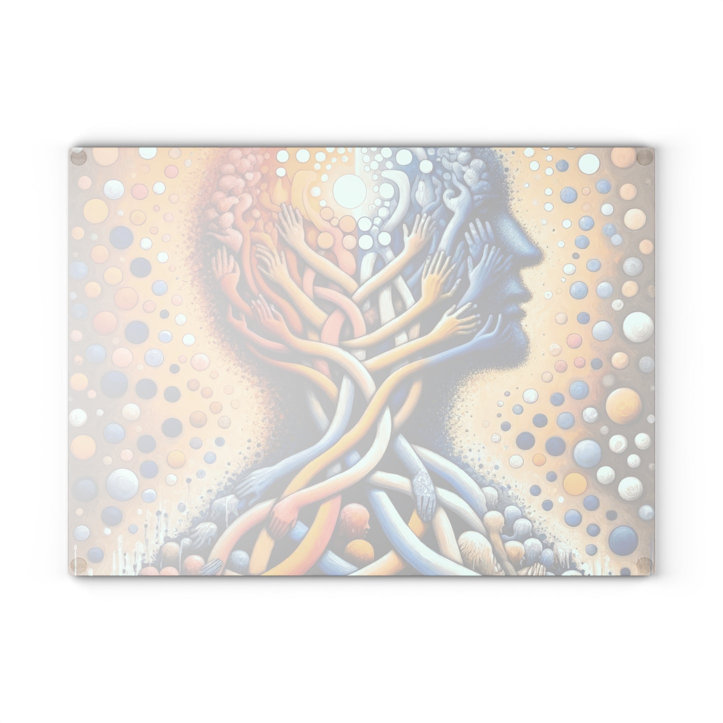 Unveiling Inner Essence Glass Cutting Board