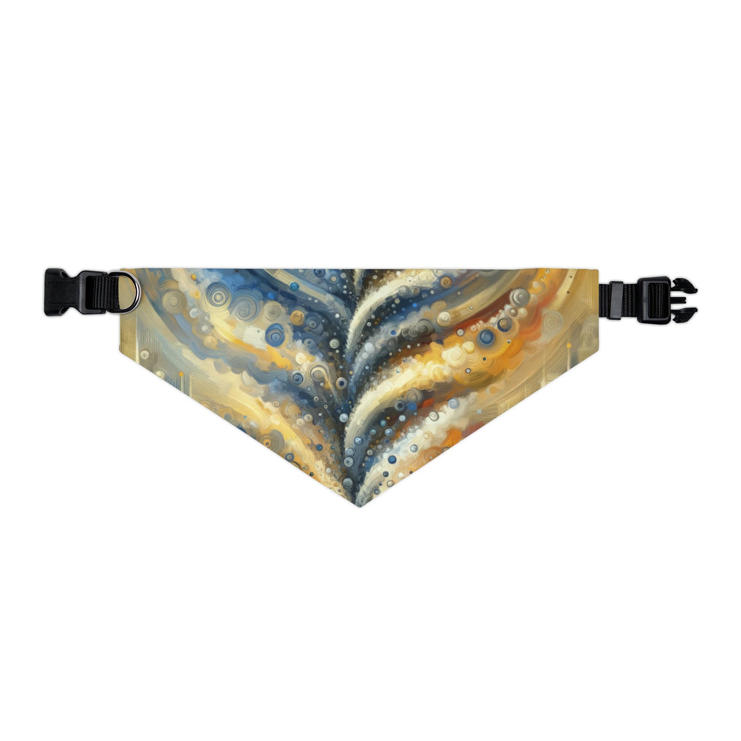 Ripple Effect Abstraction Pet Bandana Collar