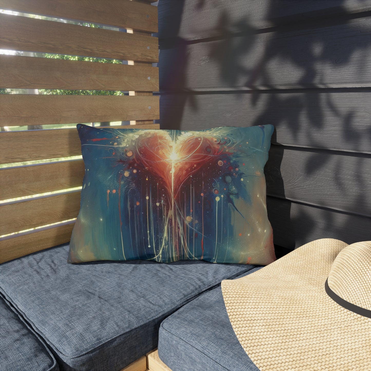 Transcendent Connection Beauty Outdoor Pillows