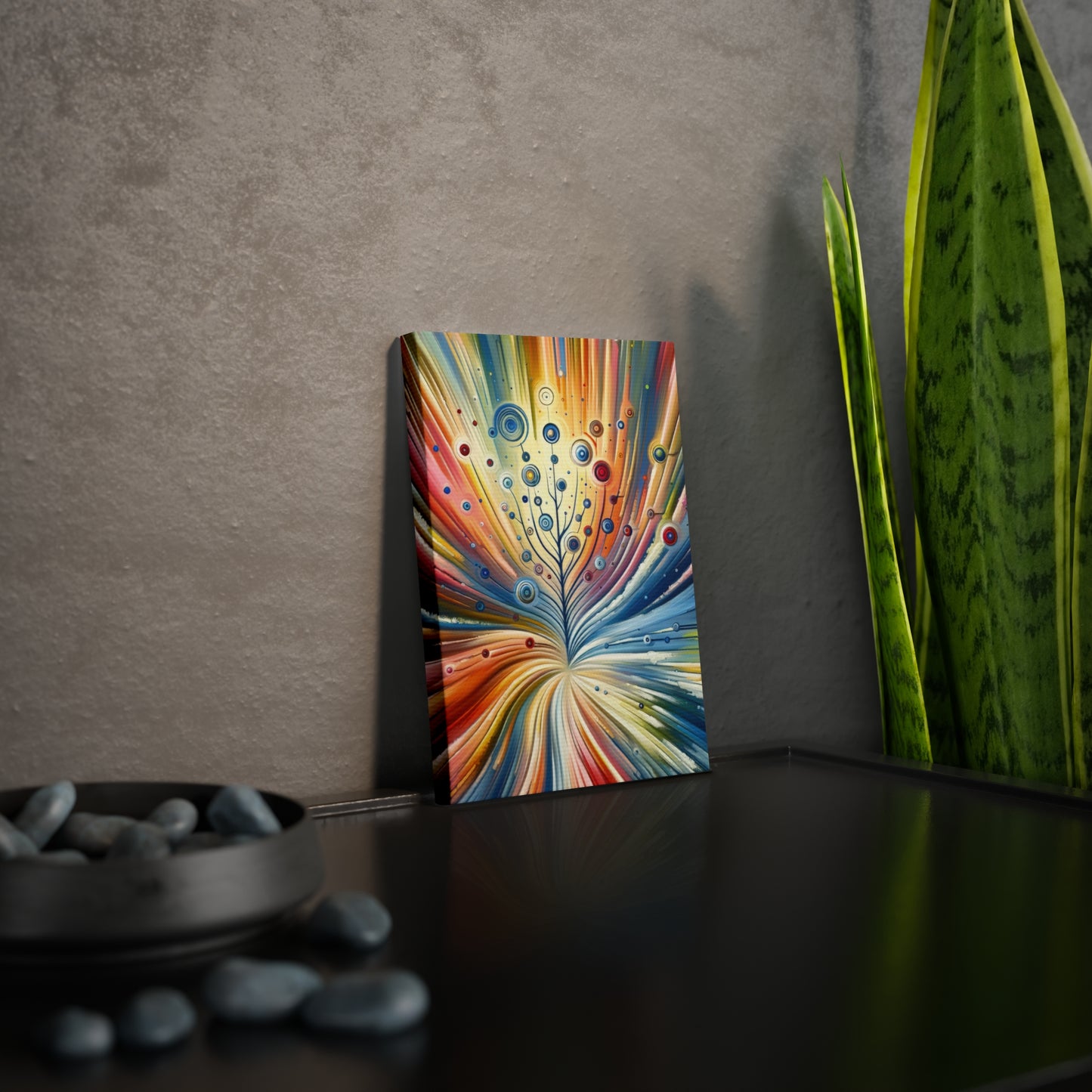 Sustainable Ripple Abstract Canvas Photo Tile