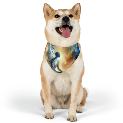Resonance Abstract Healing Pet Bandana Collar