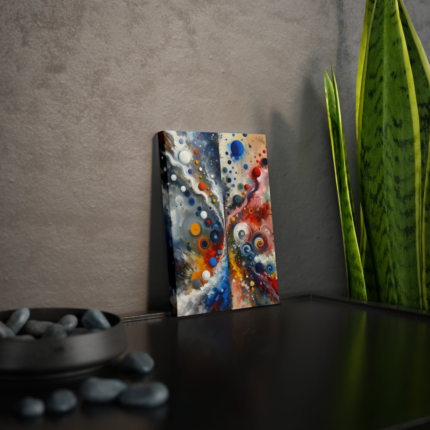 Unity Duality Abstraction Canvas Photo Tile