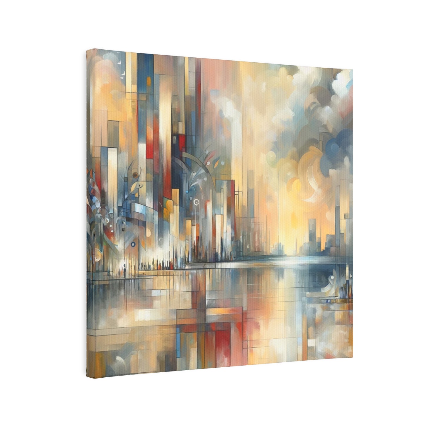 Abstract Buzzing Stillness Canvas Photo Tile