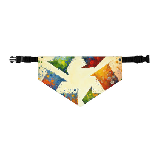 Sustainable Transformation Tachism Pet Bandana Collar