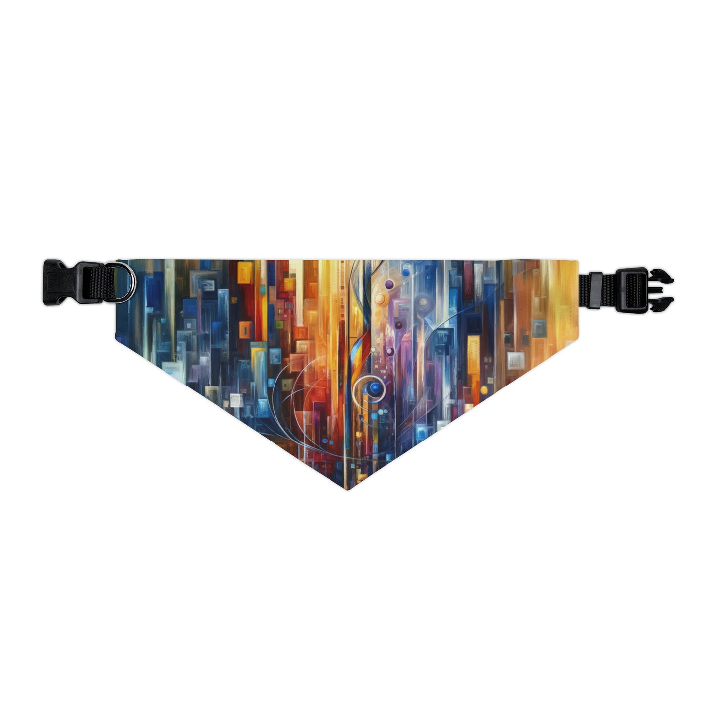 Symphonic Glass Resonance Pet Bandana Collar