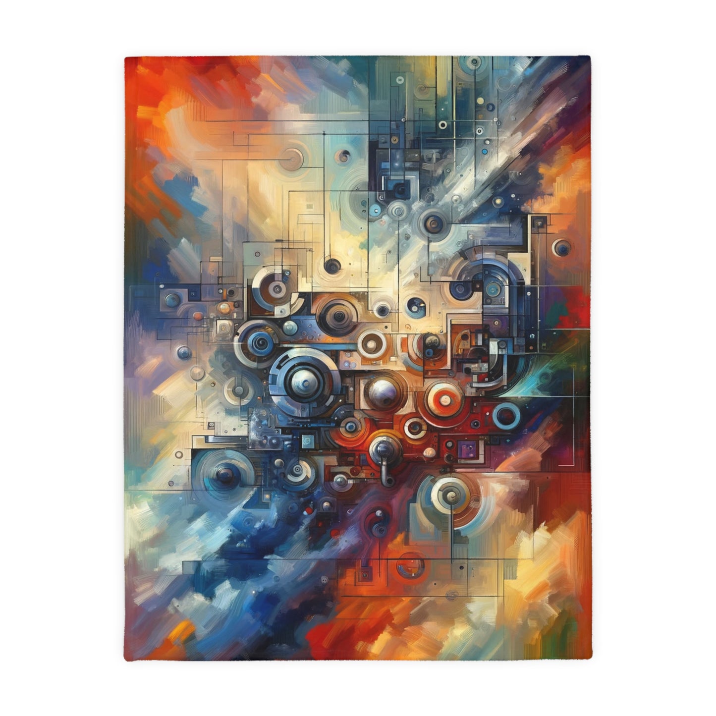 Tech Gratitude Fusion Velveteen Microfiber Blanket (Two-sided print)
