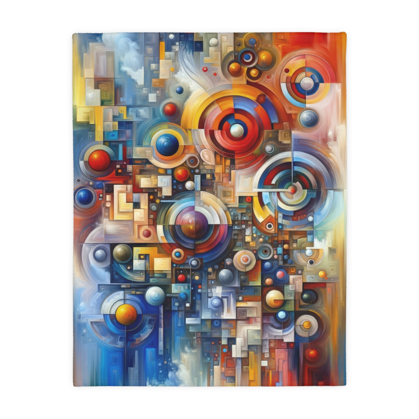 Coexistence Harmony Code Velveteen Microfiber Blanket (Two-sided print)