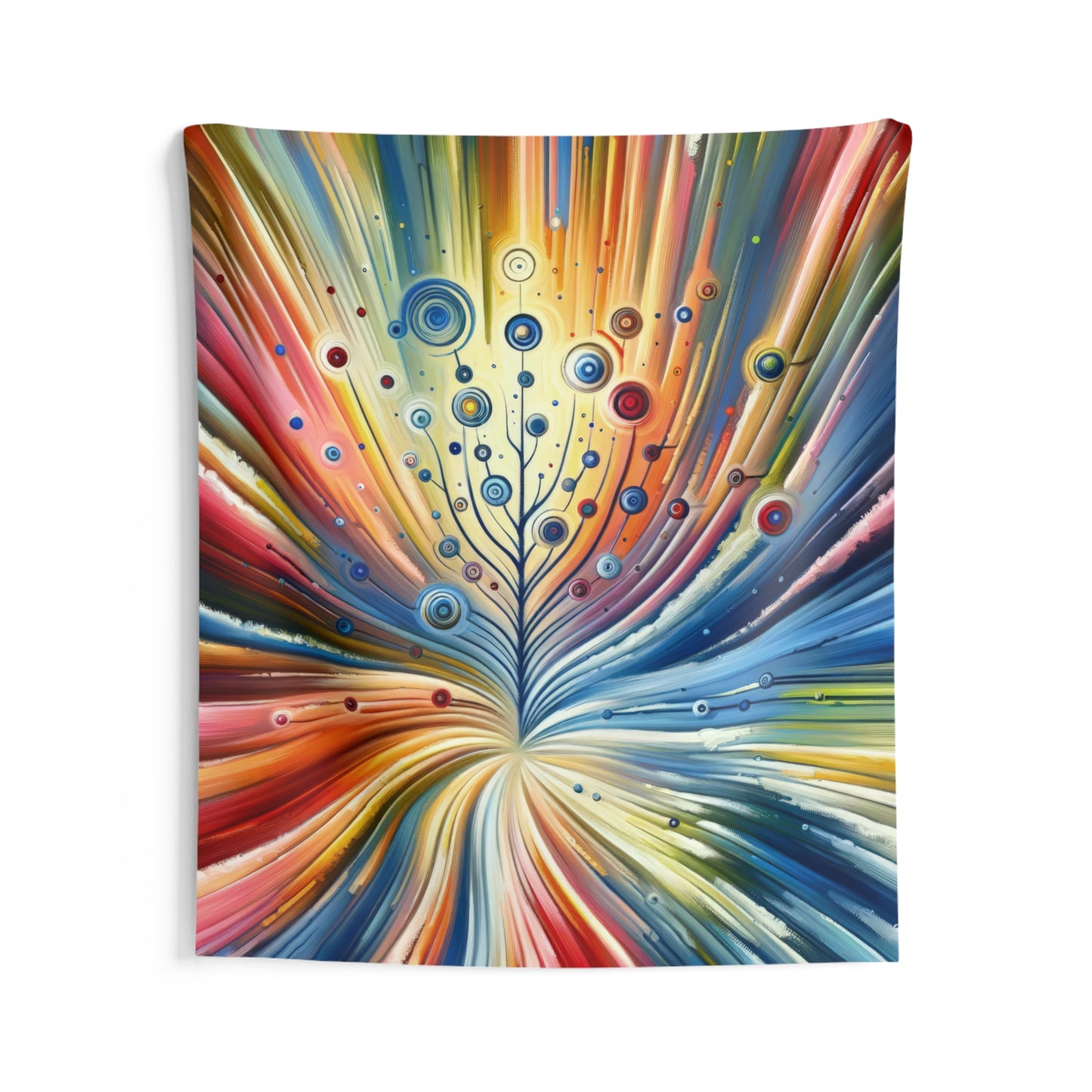 Sustainable Ripple Abstract Indoor Wall Tapestries