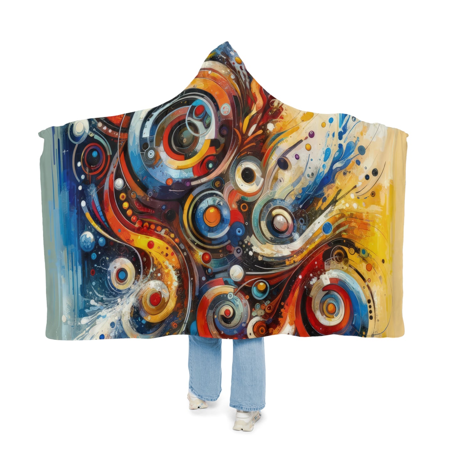 Harmonic Abstract Synergy Snuggle Blanket