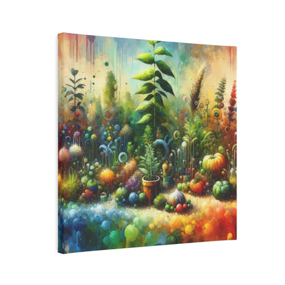 Communal Garden Microcosm Canvas Photo Tile