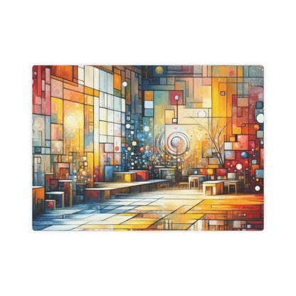 Reflective Habitation Art Canvas Photo Tile