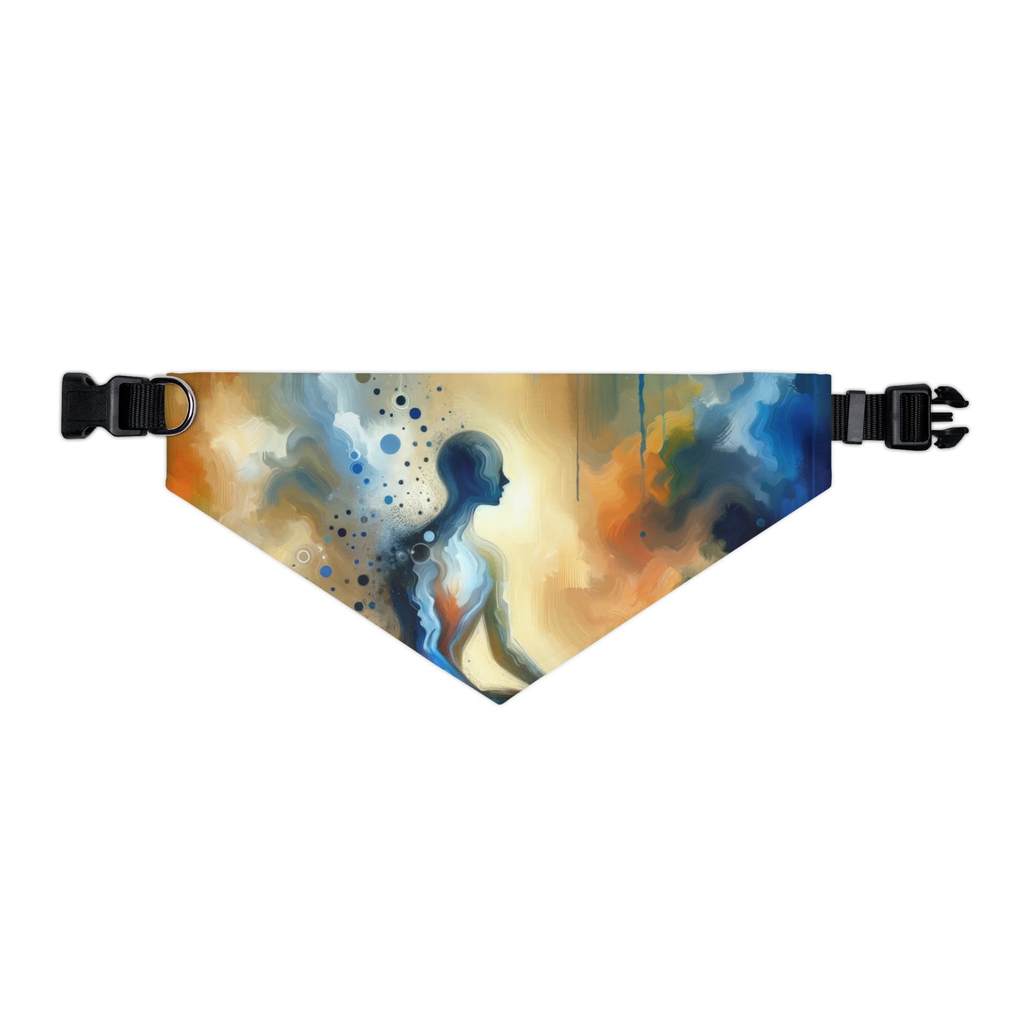 Resonance Abstract Healing Pet Bandana Collar