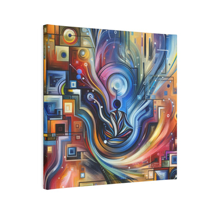Digital Mindfulness Abstract Canvas Photo Tile
