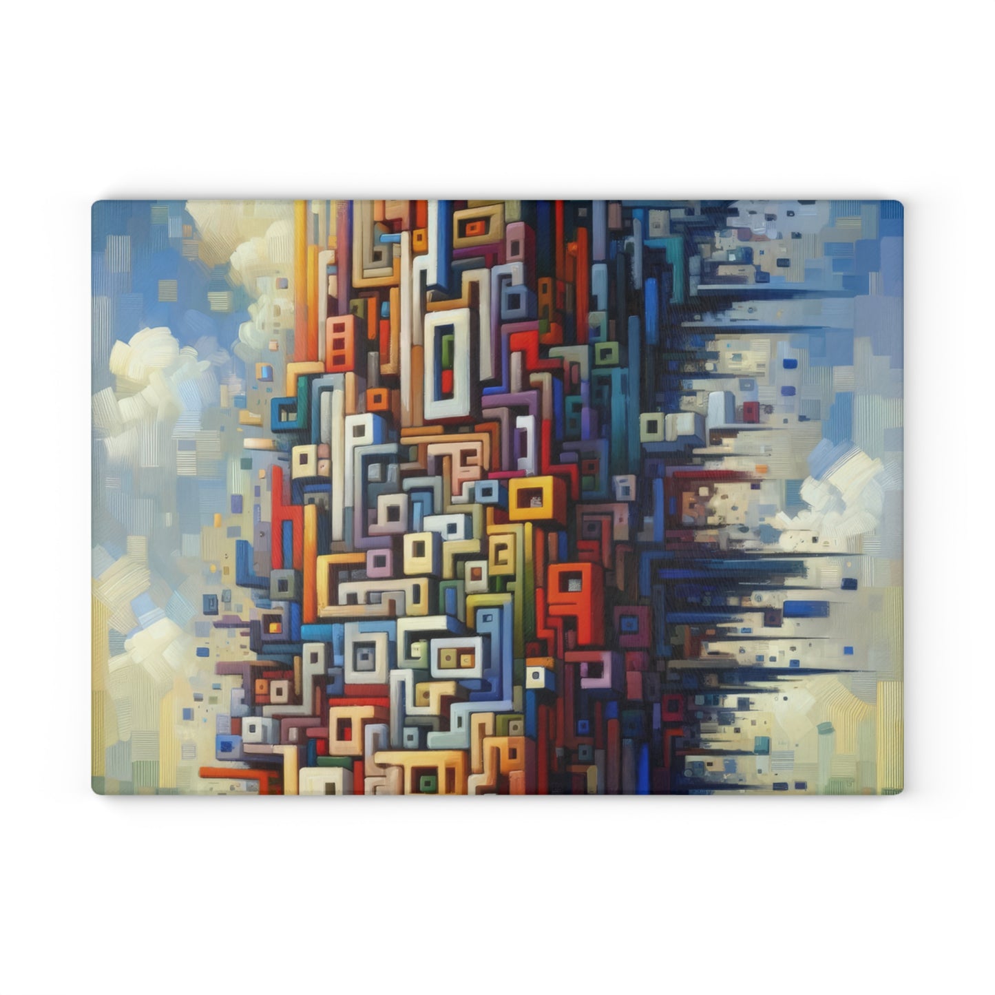 Architectural Endeavor Tapestry Glass Cutting Board