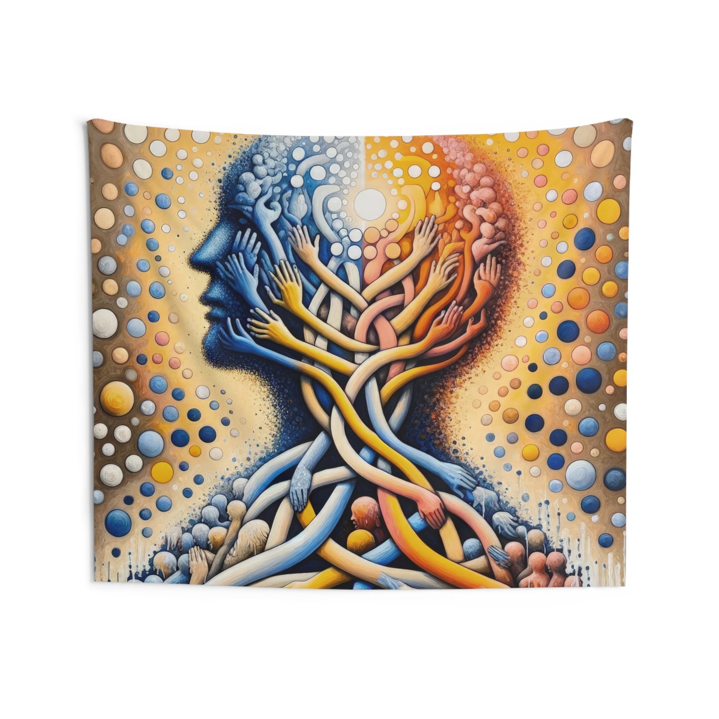 Unveiling Inner Essence Indoor Wall Tapestries