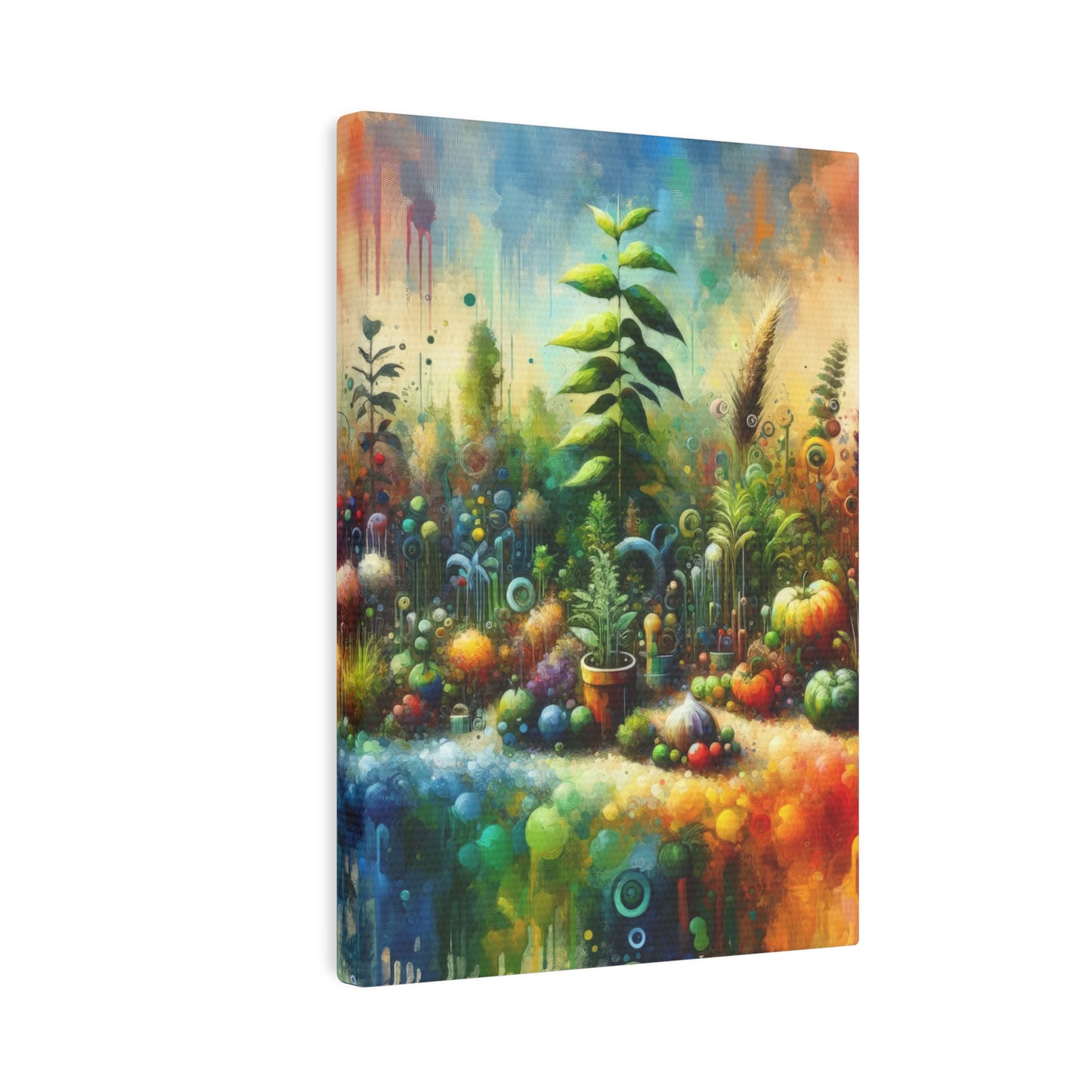 Communal Garden Microcosm Canvas Photo Tile