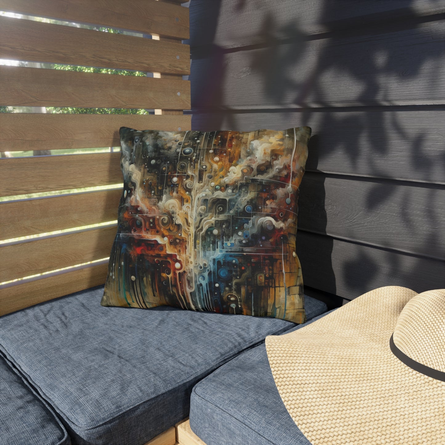 Integral Stewardship Abstract Outdoor Pillows