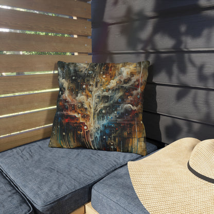 Integral Stewardship Abstract Outdoor Pillows