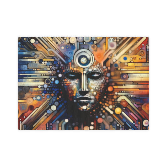 Digital Rhythm Tapestry Canvas Photo Tile