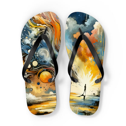 Intentional Awakening Reflection Flip Flops