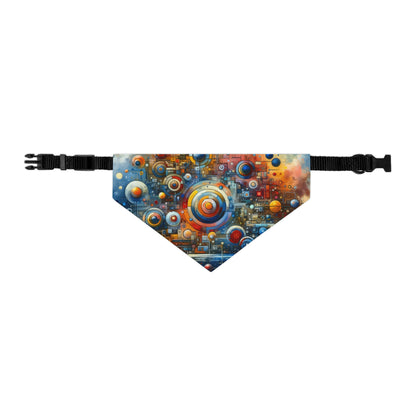 Connected Virtuality Canvas Pet Bandana Collar