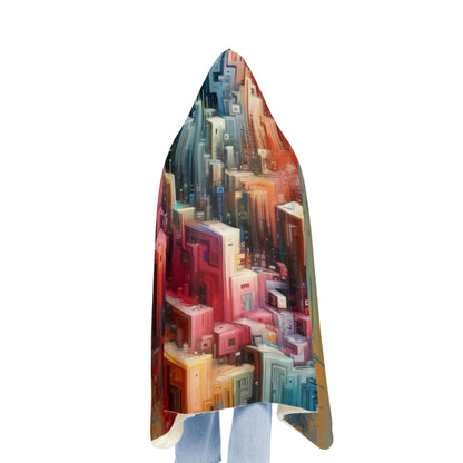 Digital Harmony Tachism Snuggle Blanket