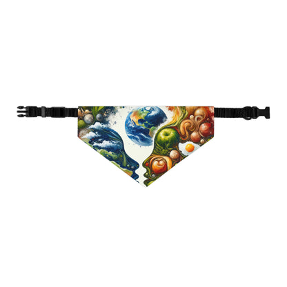 Earthly Dialogue Feast Pet Bandana Collar