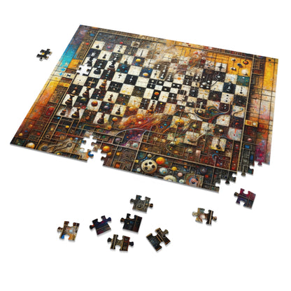 Cosmic Chess Integration Jigsaw Puzzle (30, 110, 252, 500,1000-Piece)