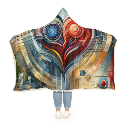 Techno Heart Harmony Snuggle Blanket