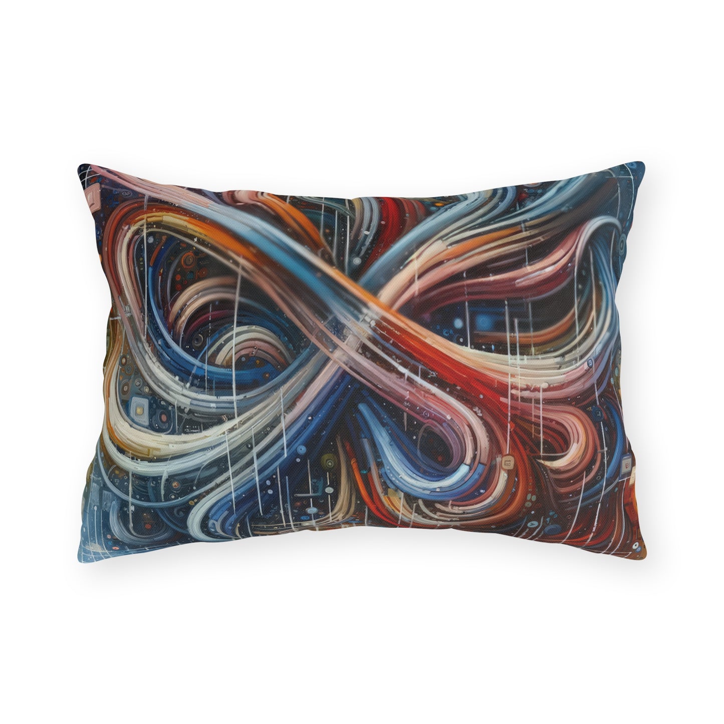 Humanity Tapestry Unification Outdoor Pillows