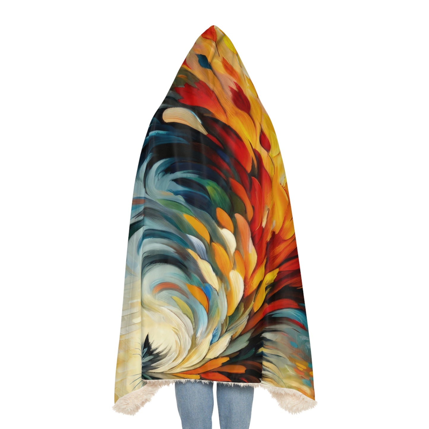 Autumn Whirlwind Escape Snuggle Blanket