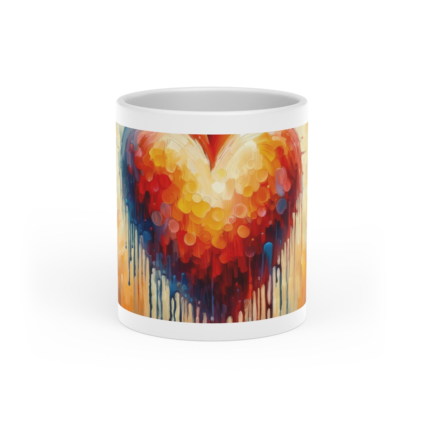 Vital Compassionate Beat Heart-Shaped Mug