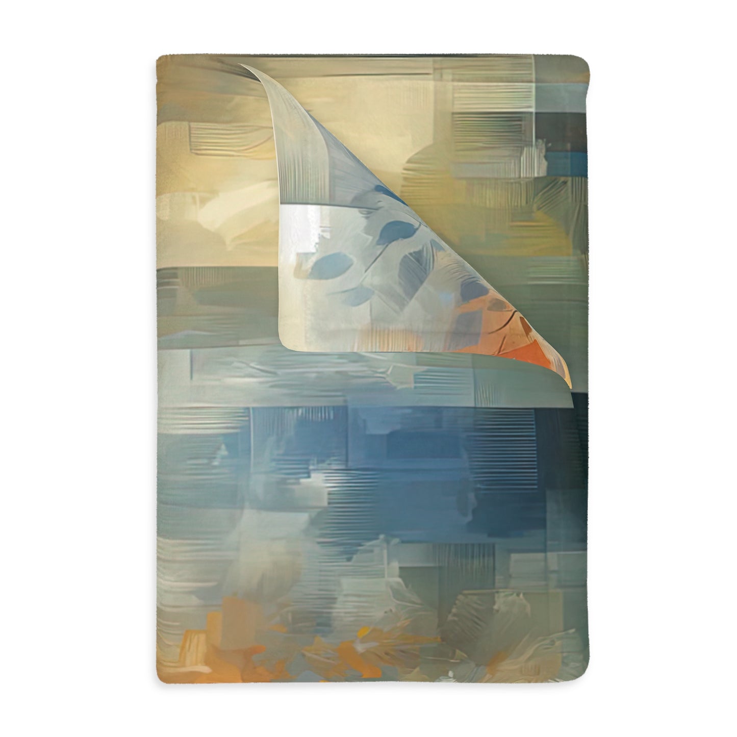 Contemplative Leaves Whispers Velveteen Microfiber Blanket (Two-sided print)