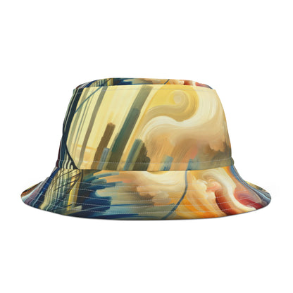 Conscious Bridge Tachism Bucket Hat (AOP)