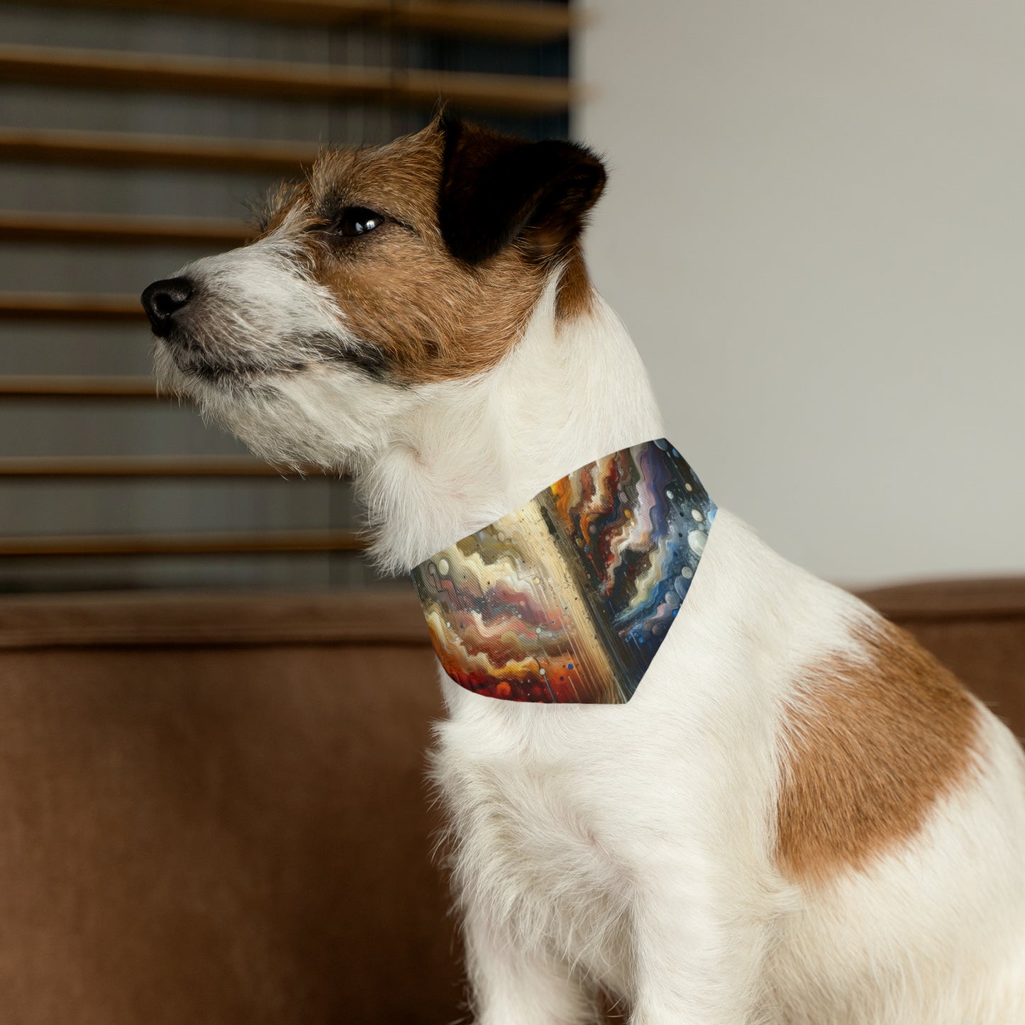 Linguistic Resonance Cascade Pet Bandana Collar