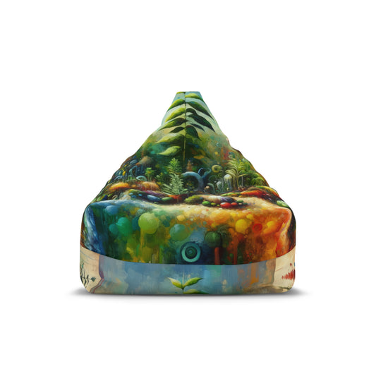 Communal Garden Microcosm Bean Bag Chair Cover