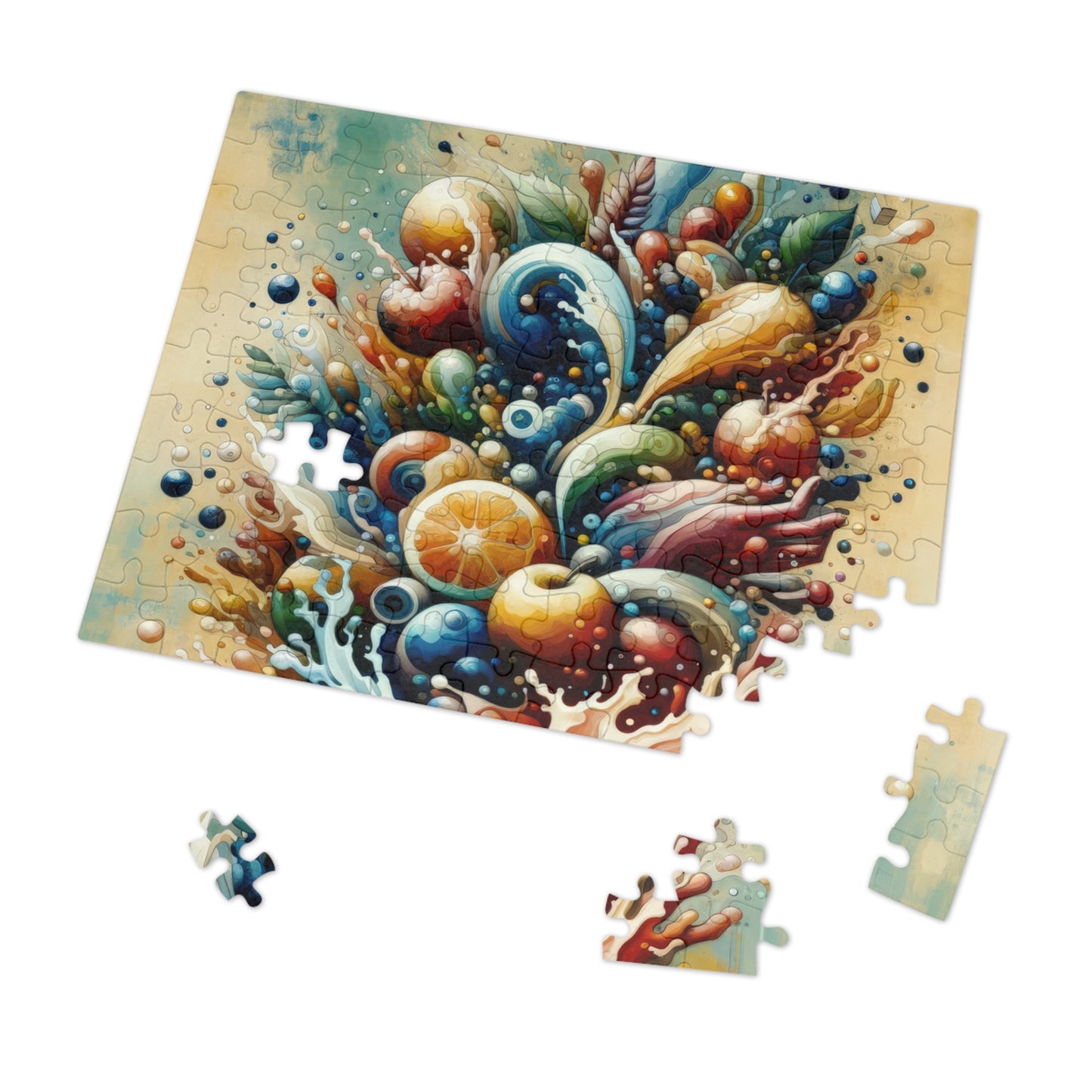 Nourishing Tachism Symphony Jigsaw Puzzle (30, 110, 252, 500,1000-Piece)
