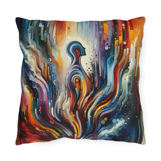 Threshold Collective Consciousness Outdoor Pillows